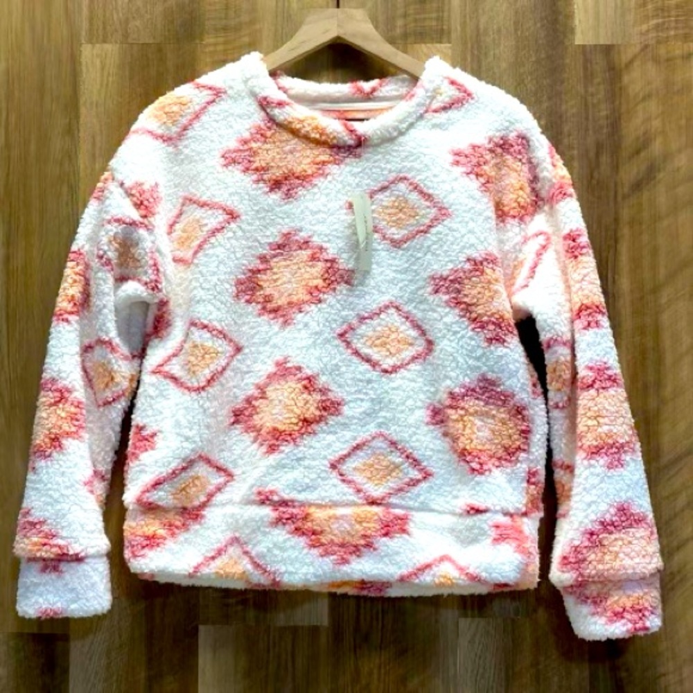 X large franscescas patterned Sherpa!!